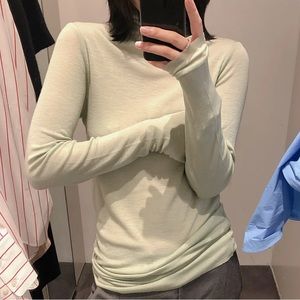 COS roll-neck wool top, Small